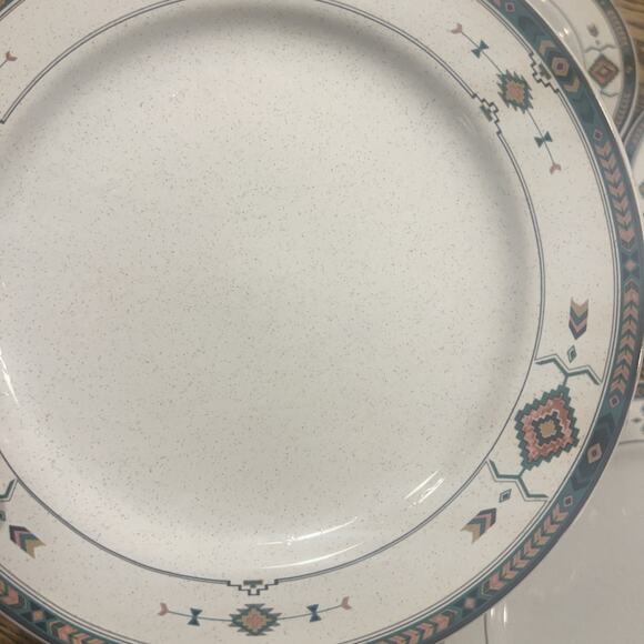 Set of 7 Studio Nova Adirondack Salad Plates 8 1/4" Y2201 Southwestern - Picture 2 of 10